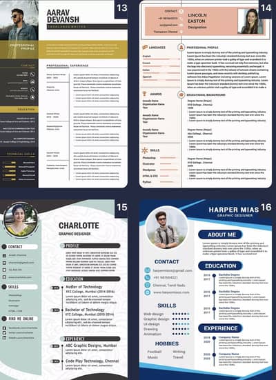 Professional CV / Resume Banwaen