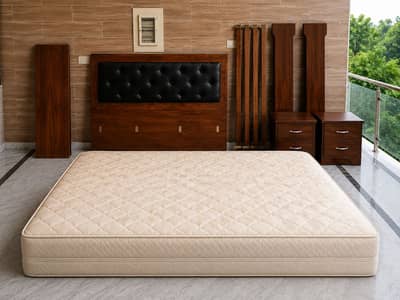 *FOR SALE: Handmade King-Size Bed Set*  I am moving abroad and sellin