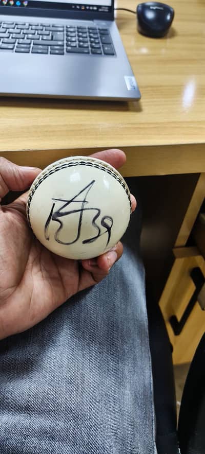 Original Fakhar Zamaan Signed Ball