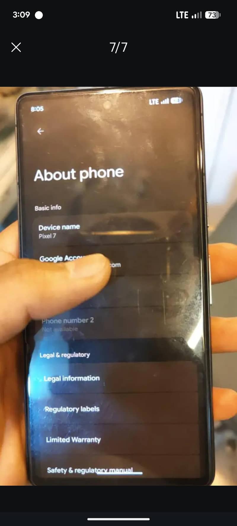 Google Pixel 7 6
