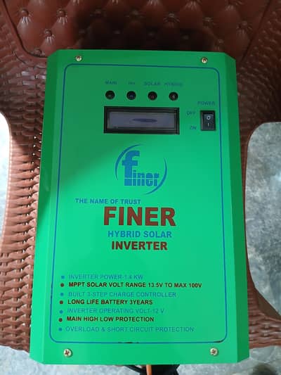 Hybrid solar inverter 1400waat fully automatic