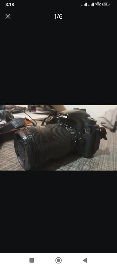 Canon EOS 60D with 18-135mm Lens