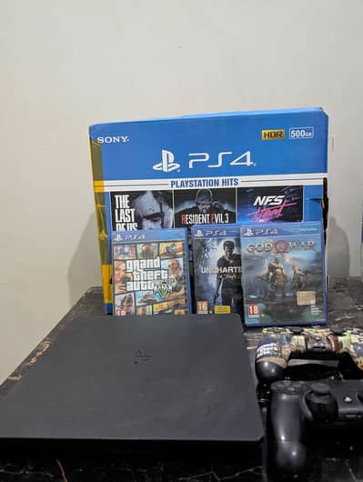 PS4 Slim 500GB In Good Condition