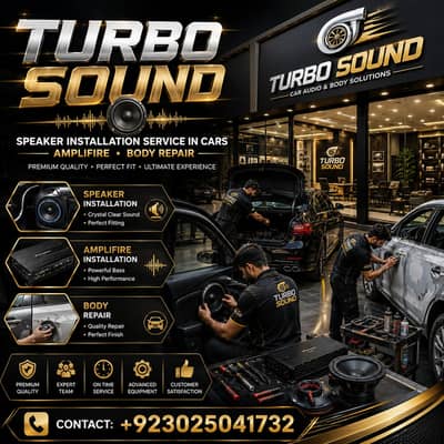 Car Speaker Installation, Amplifier Installation, Speaker Repair