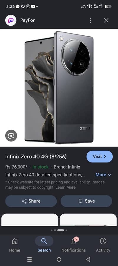 Infinix Zero 40