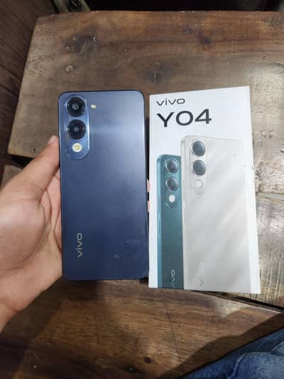 Vivo Y04 (4+4/64gb)  with box and charger