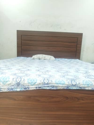 Double bed Almariah and dressing table for sale