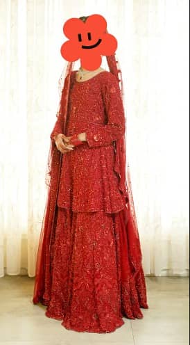 Bridal dress | Baraat Dress | Wedding Lehnga | Bridal maxi | Lehenga