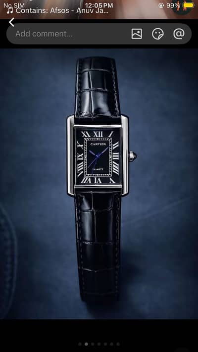 Cartier tank watch