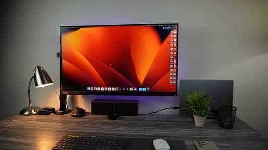 4k 32” LCD monitor bezel less ultra sharp gaming lenovo thinkvision