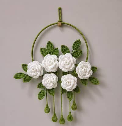 crochet wall hanging