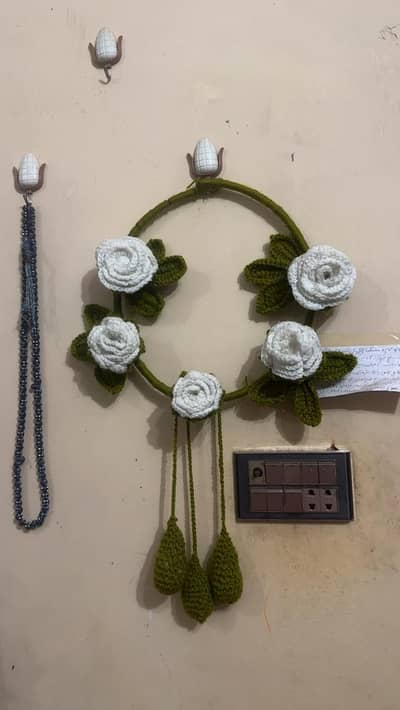 crochet wall hanging