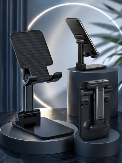 Premium Adjustable Foldable Mobile & Tablet Desk Stand Holder