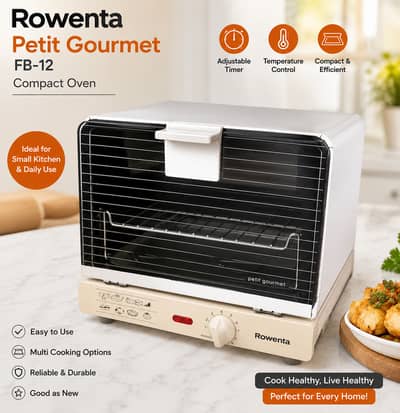 Rowenta Petit Gourmet FB-12 Compact Oven | Mini Electric Oven
