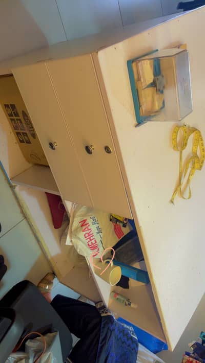 Racks and table with counter for sale