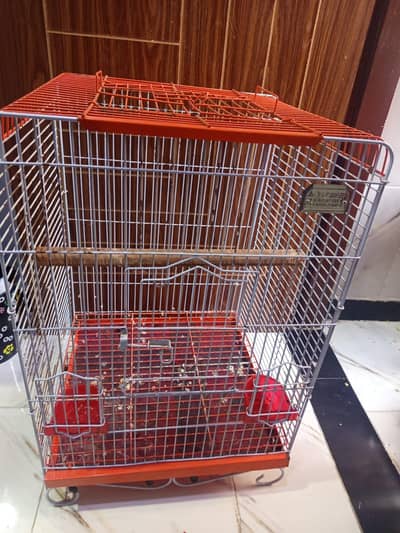 cockatoo / grey/ raw parrots cage