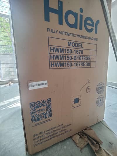 Automatic Haier brand new washing machine