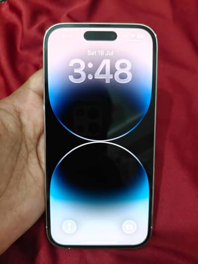 Silver iPhone 14 Pro PTA approved 512 GB