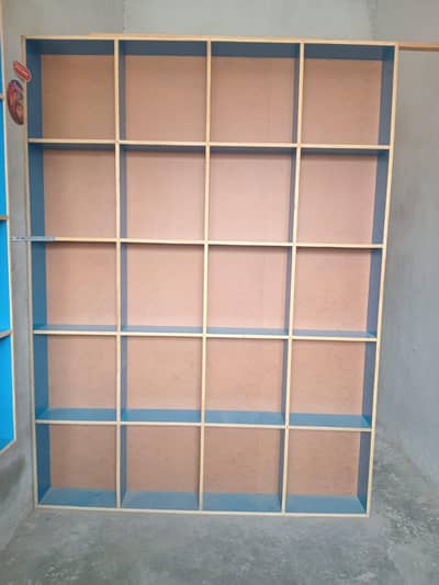 Shop almari counter shelfs