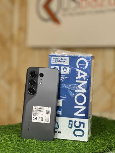 Tecno Camon 50 Pro 8GB Ram 256GB Storage With Box & 45W Fast Charger