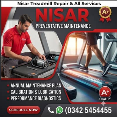 Nisar Treadmill Repair & All Services - Home Service Isb/Rwp