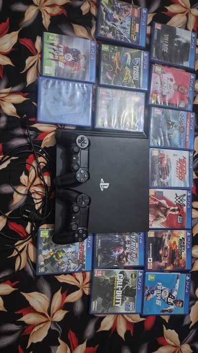 Sony PS4 Pro 1TB 4K Gaming Console | 2 Original Controllers