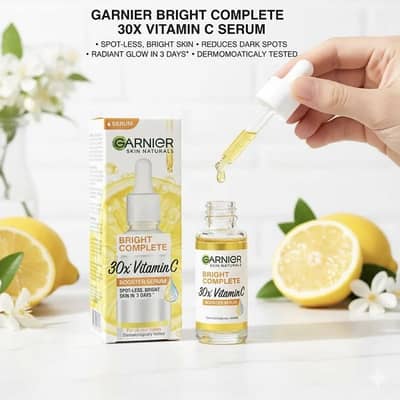 Garnier 30x Vitamin C Serum - 30ml (Brand New)