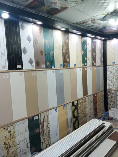 Pvc fluted panel-Media wallpanel-Grass mat-Spc flooring-media wall