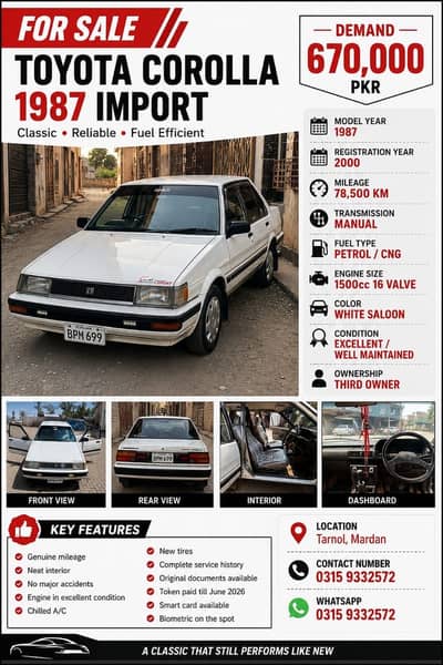 Toyota Corolla 1986