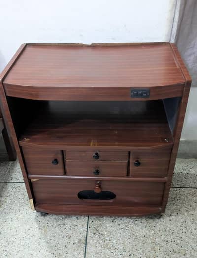 noMulti Functional Wooden TV Trolley & Storage Cabinet