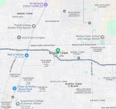 3.15 Marla Corner Commercial Plot Available For Sale In Model Town Multan