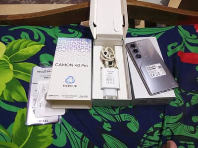 Tecno Camon 40 pro 8/256 completely Accessories