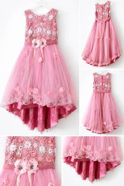Pink High-Low Party Dress (16–17Y) 