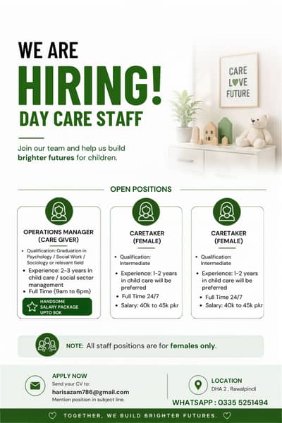 Care Taker ( only female )