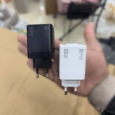 65W Super Fast USB-C + USB-A Dual Port Fast Charger