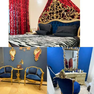 Luxury Italian Complete Furniture | Solid Premium Wood | Hand-Carved