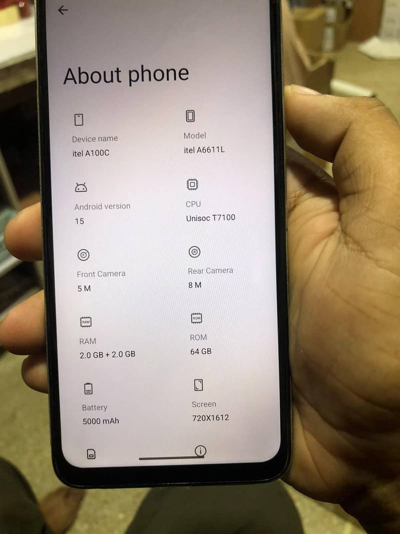 Itel A100c 4