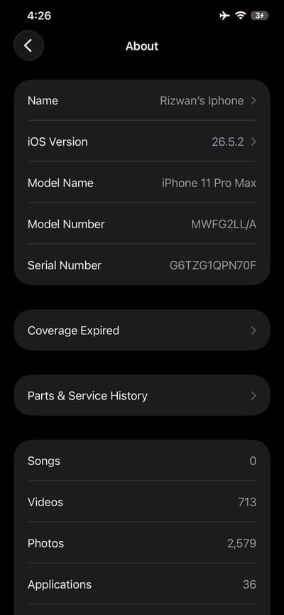 Apple iPhone 11 Pro Max