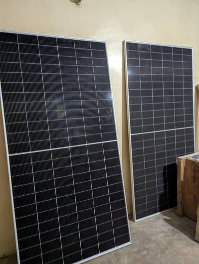 New Solar panels unused
