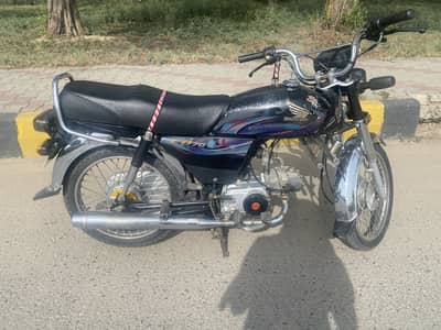 Honda cd 70 2024 model Black colour new condition