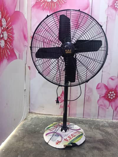 V. F. C pedestal fan copper motor (new)