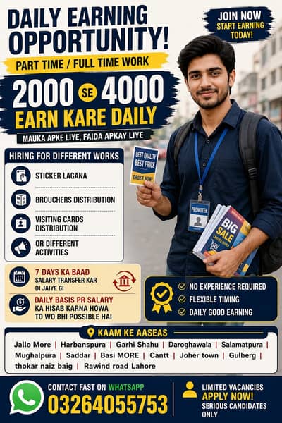 Working for males