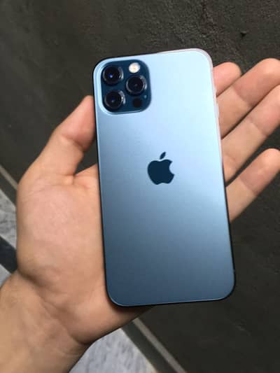 iPhone 12 Pro blue color jv