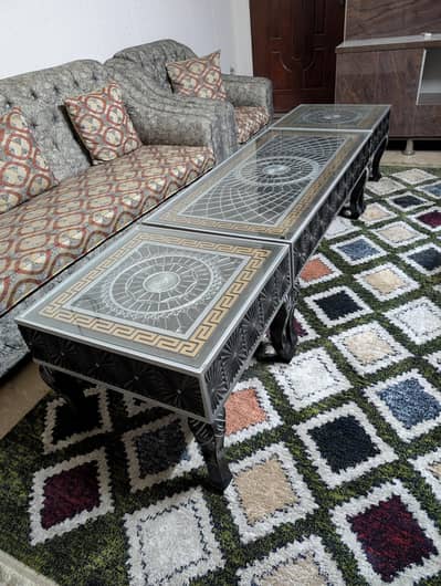 Table Set – 1 Large Table + 2 Side Tables