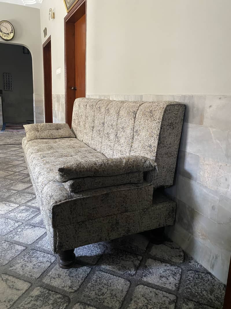Sofa bed beige 3