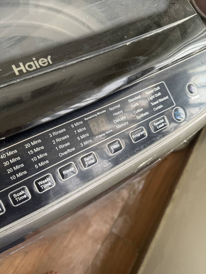 Haier fully automatic machine 1
