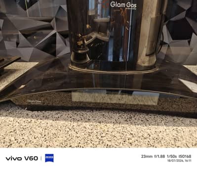 Glass Gas Kitchen Hood