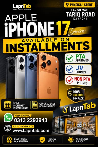 Apple iPhone 17 Installments in Karachi
