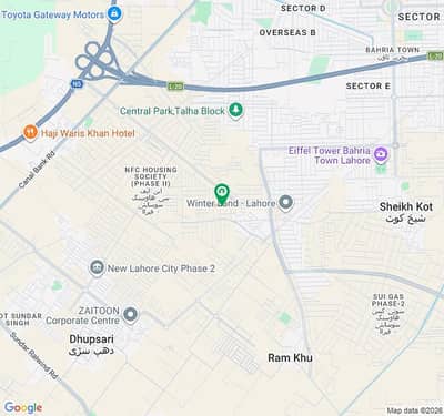 Lowest price plot in Sikandar Block available. best location from Multan road and ring road