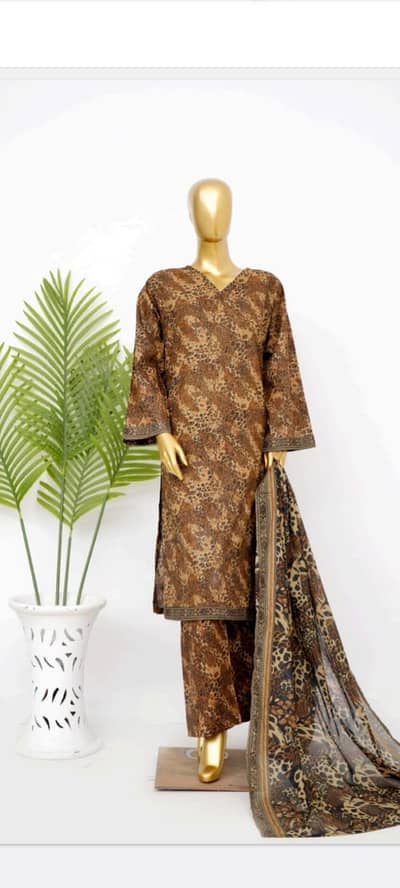 Bin Saeed 3 Piece Lawn Suit | Brand New